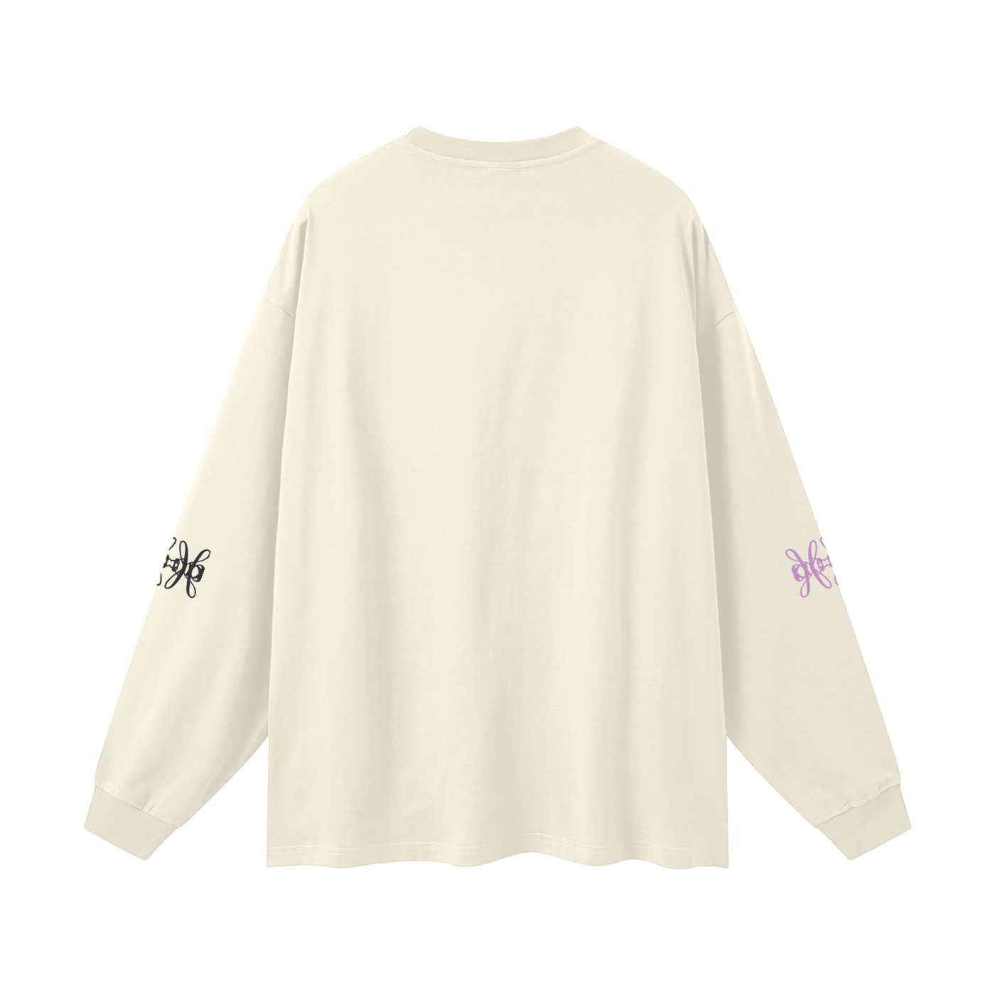 Oversized Long Sleeve Cotton T-Shirt