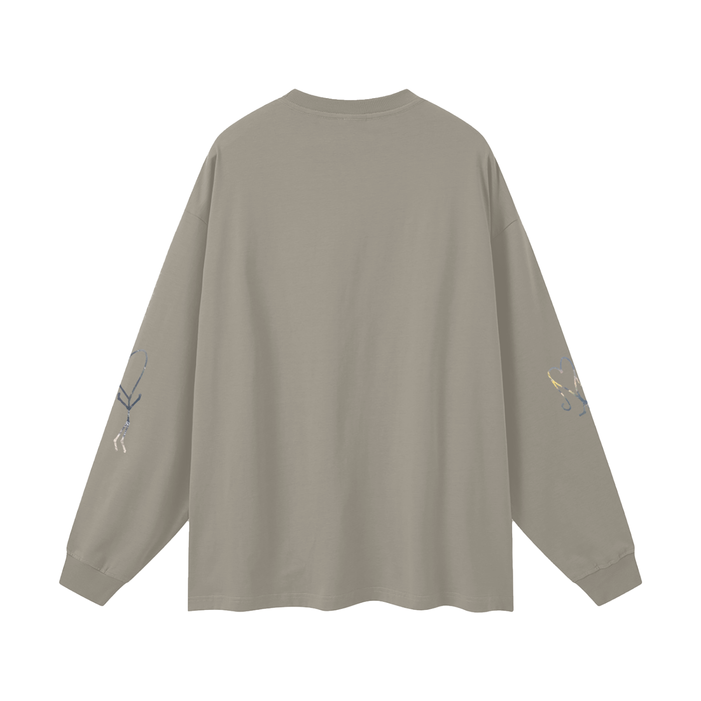 Oversized Long Sleeve Cotton T-Shirt